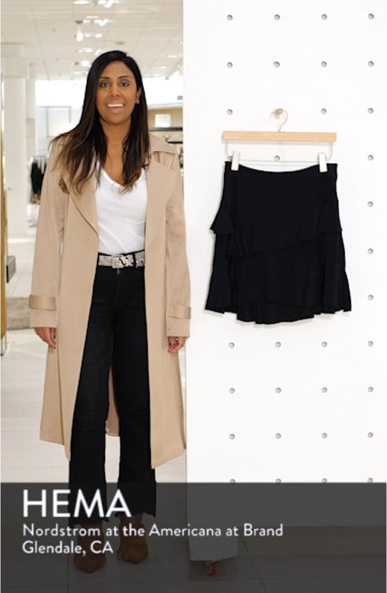 Tiered Ruffle High/Low Miniskirt, sales video thumbnail