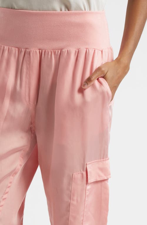 Cinq À Sept Giles Cupro Crop Cargo Joggers