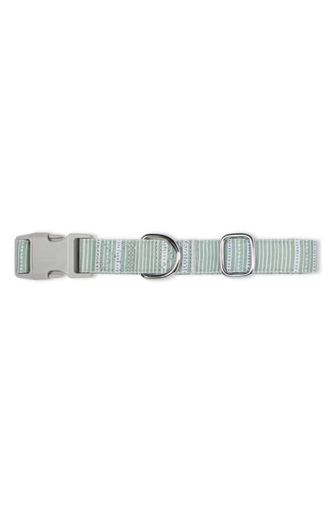 Block Stripe Large Dog Collar