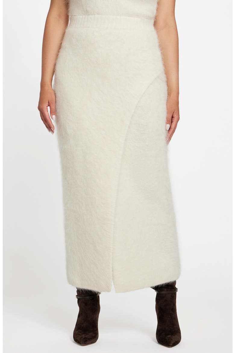 Agnes Alpaca Blend Maxi Skirt, Main, color, IVORY