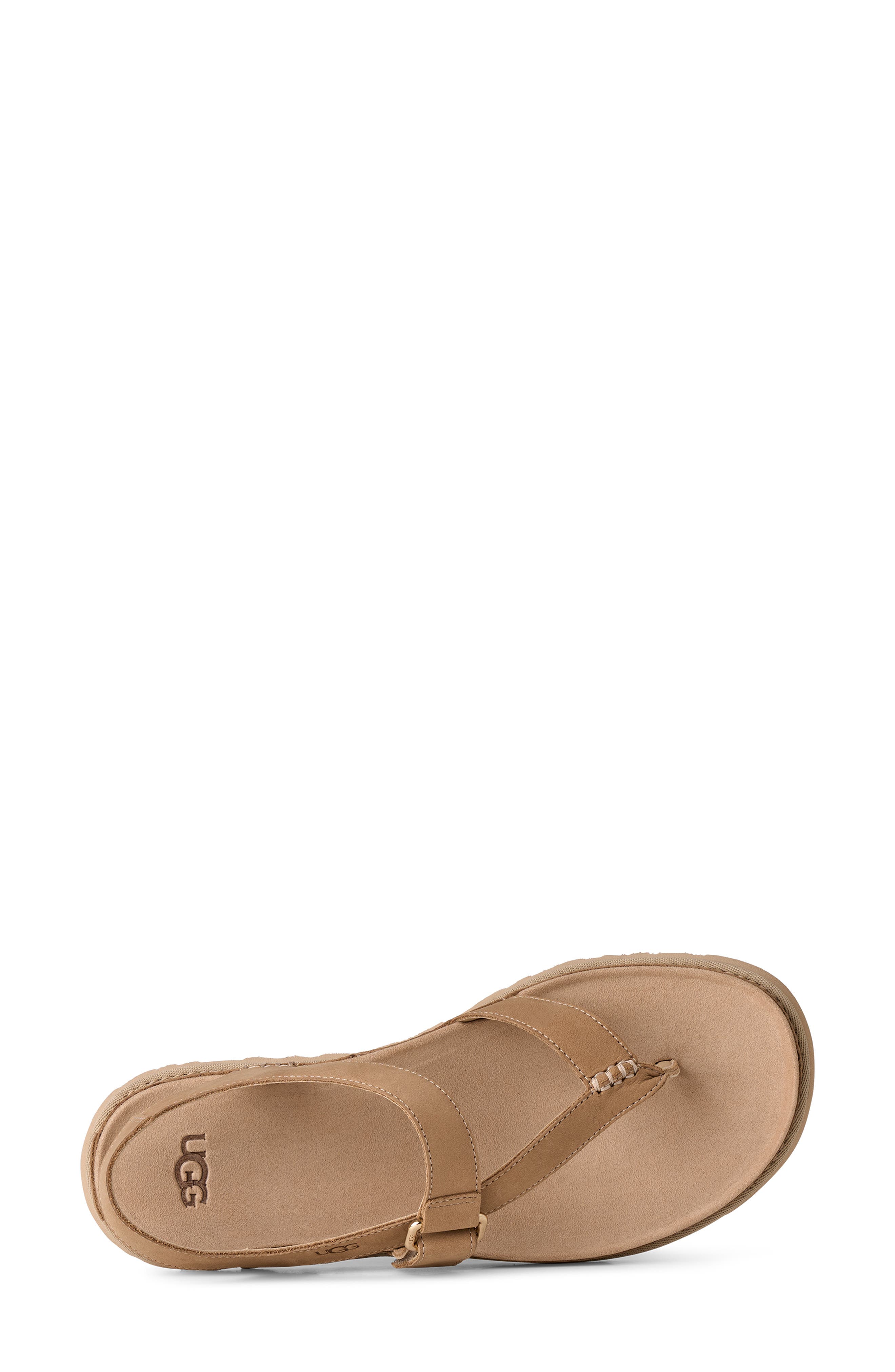 GoldenGaze Toe Post Leather Sandal, Alternate, color, MUSTARD SEED