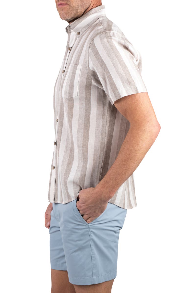 Tailor Vintage Puretec Linen Cotton Button-Up Shirt, Alternate, color, 