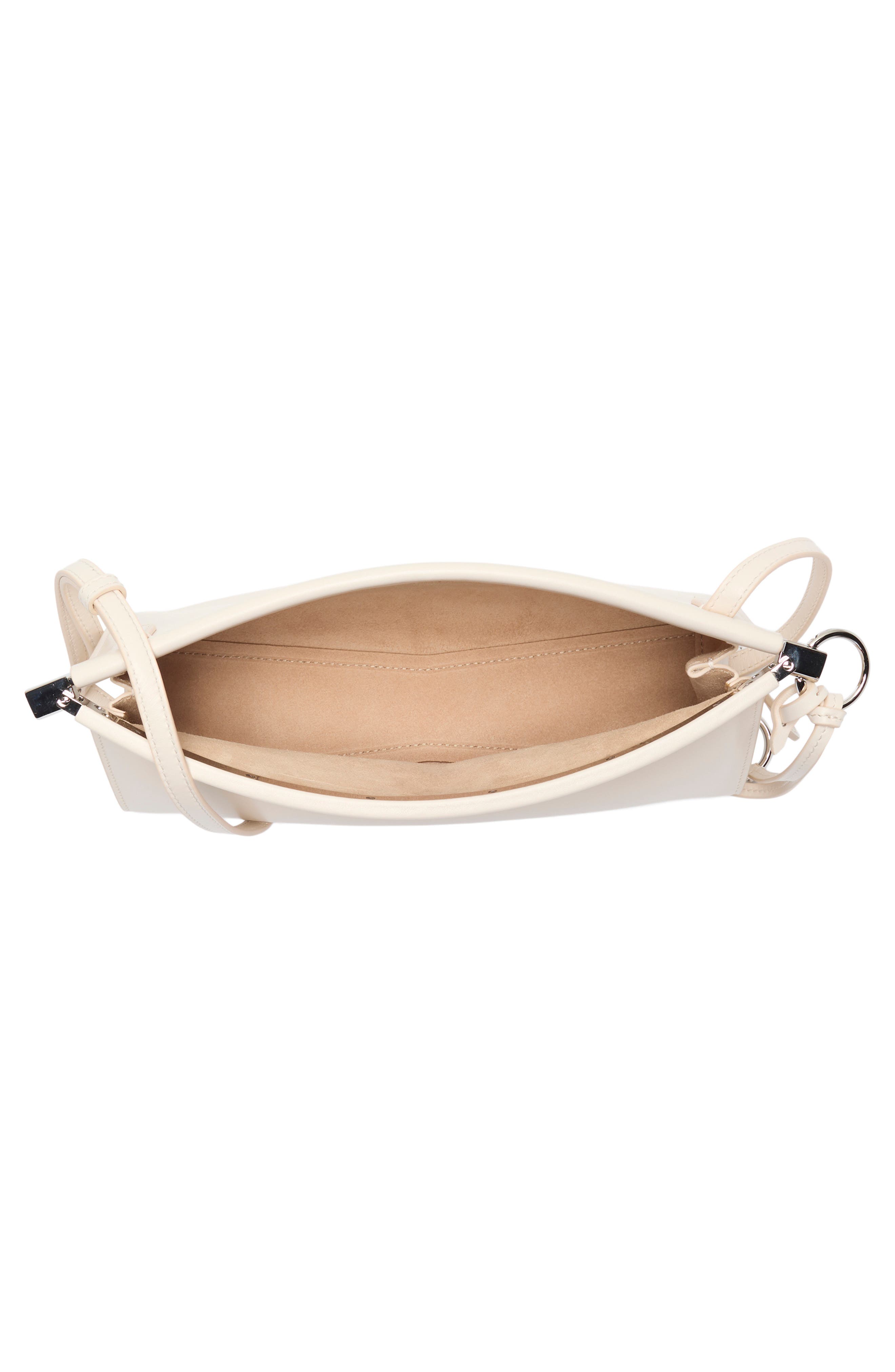 Small Le Click East/West Leather Shoulder Bag, Alternate, color, ROSE QUARTZ 471