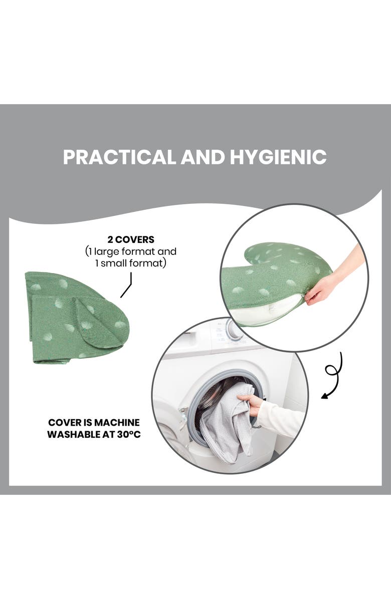 Babymoov B.Love 2-in-1 Maternity Body & Nursing Pillow, Alternate, color, Green