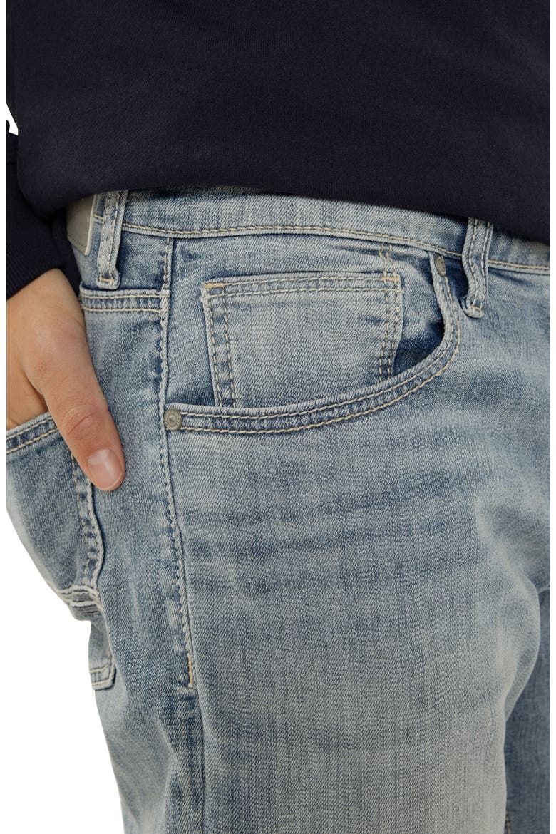Eddie Athletic Fit Tapered Jeans, Alternate, color, BONFIRE