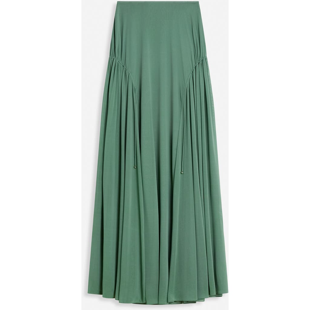 Lanvin Jersey Maxi Skirt In Meleze