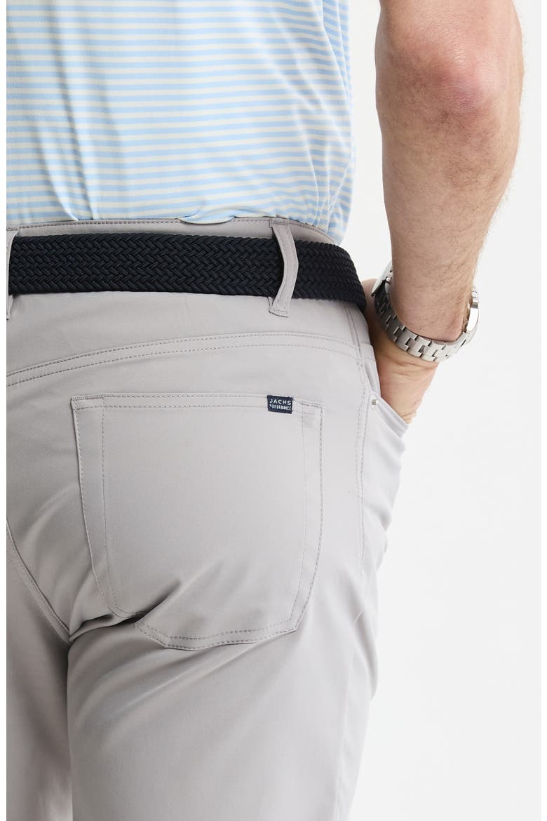 Straight Leg Stretch 5-Pocket Pants, Alternate, color, GREY
