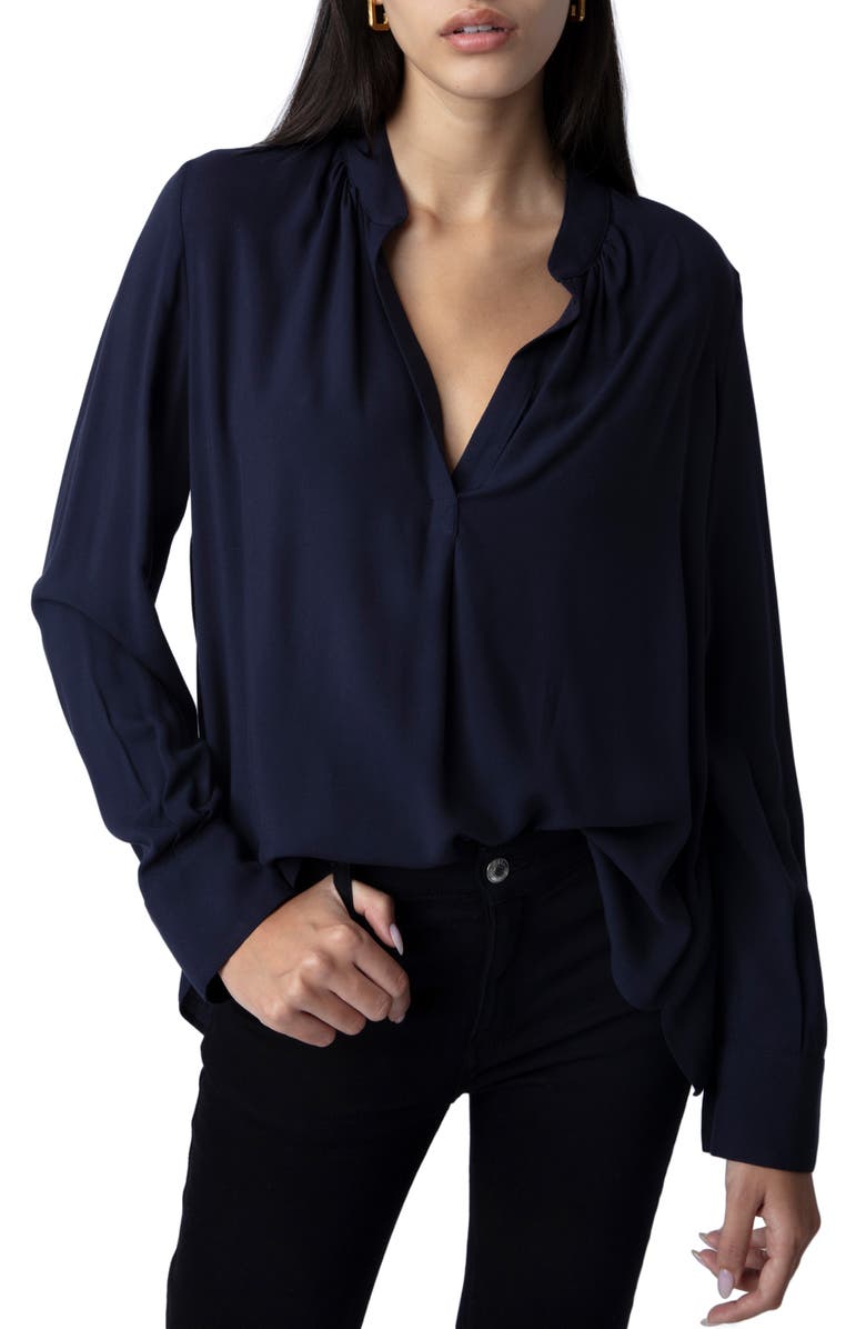 Zadig & Voltaire Tink Tunic Blouse, Alternate, color, 