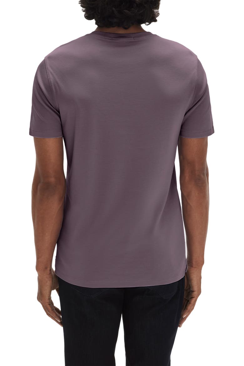 Georgia Pima Cotton T-Shirt, Alternate, color, EVENING PURPLE