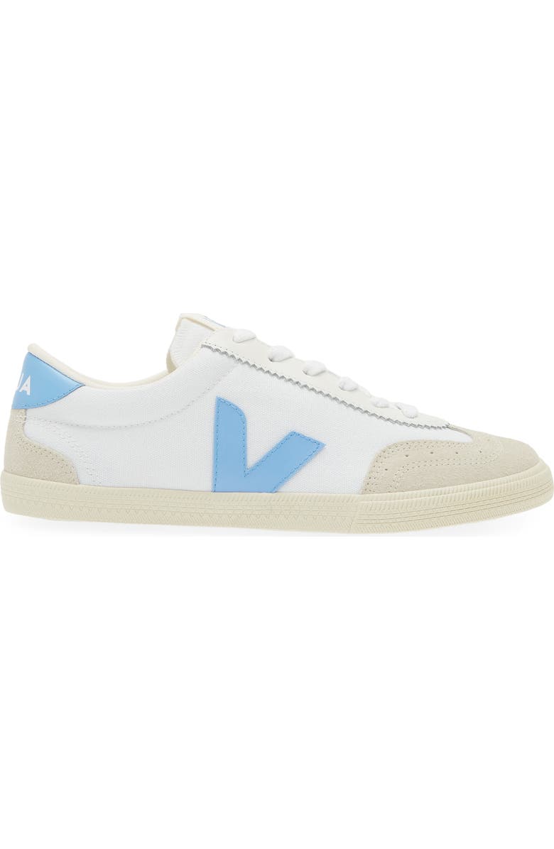 Veja Volley Canvas Sneaker, Alternate, color, White/ Aqua