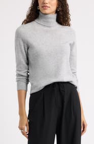 Nordstrom Classic Cashmere Turtleneck Sweater