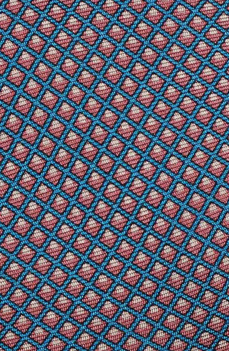 Jack Victor Hawarden Neat Print Silk Tie, Alternate, color,