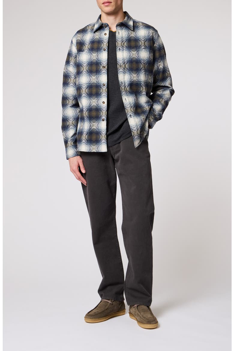 Check Long Sleeve Button Up Shirt, Alternate, color, PETROL BLUE