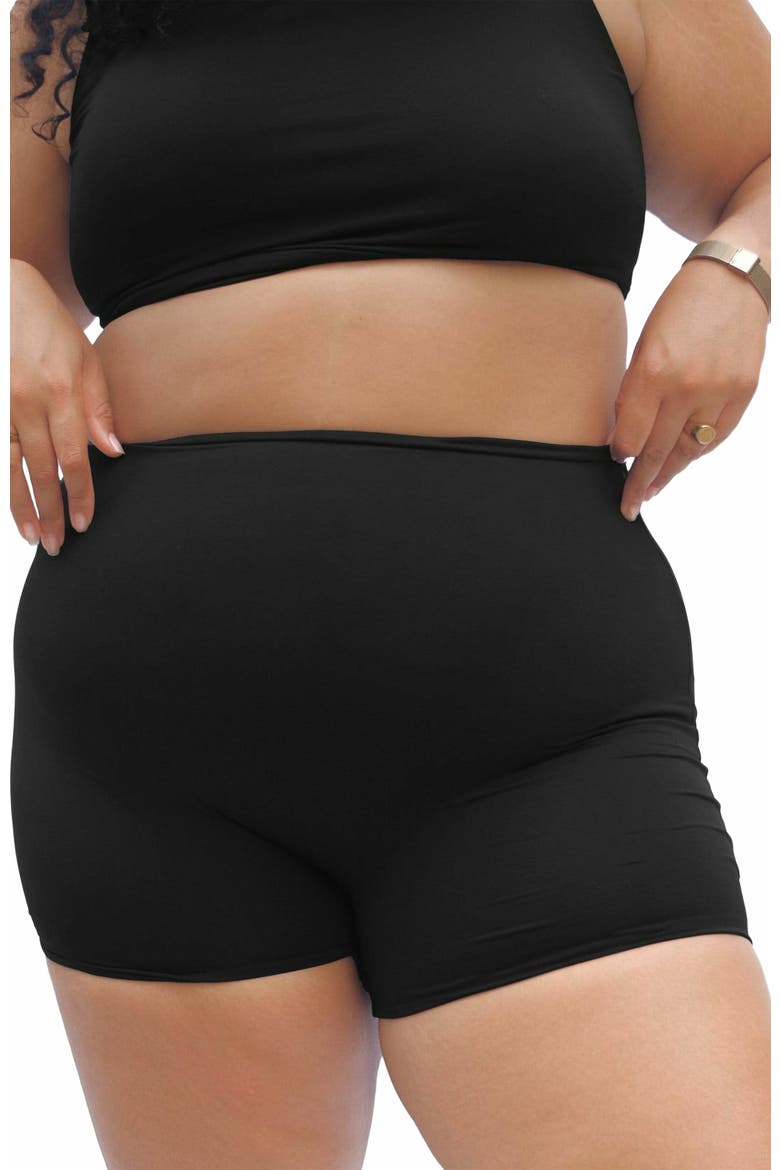 Emma 3" Swim Shorts, Alternate, color, Black