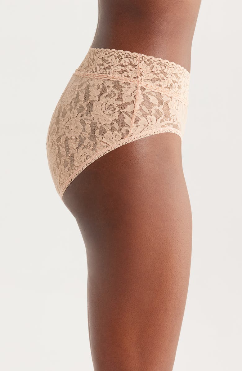 Hanky Panky Signature Lace French Briefs, Alternate, color, Honey