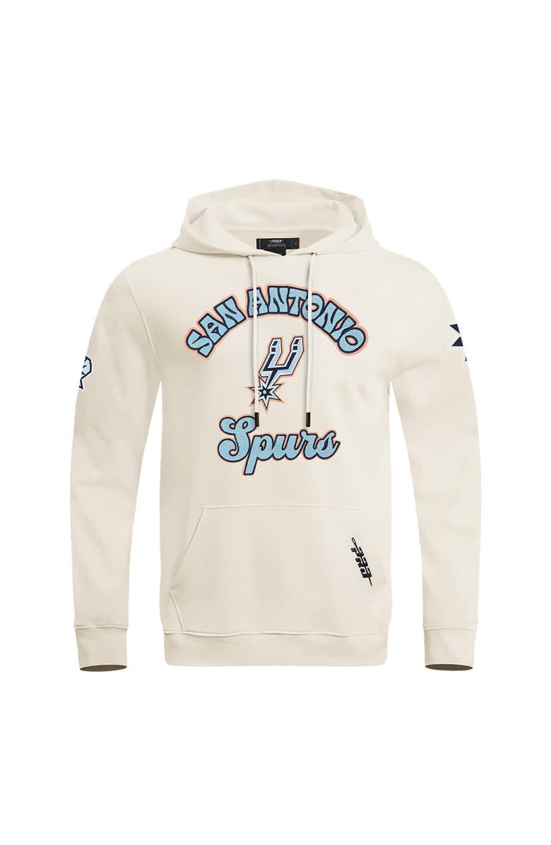 PRO STANDARD Men's Pro Standard Cream San Antonio Spurs 2024/25 City Edition Pullover Hoodie, Alternate, color, 