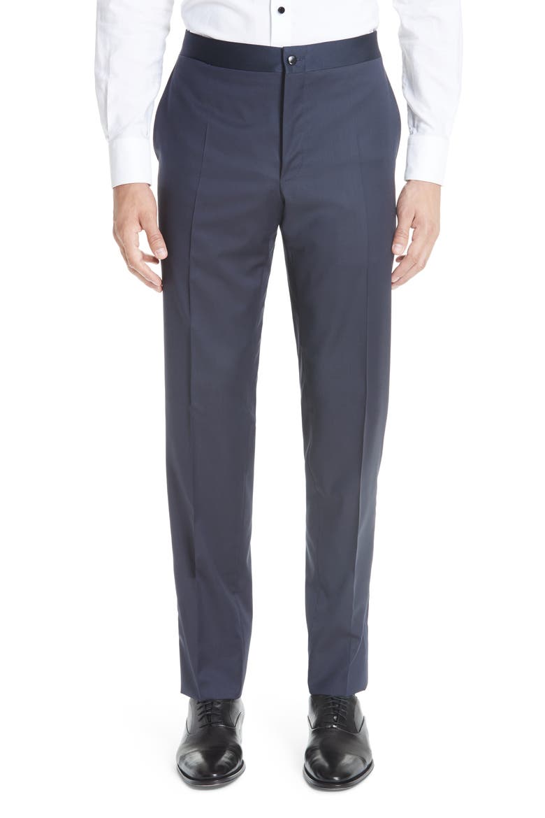 Classic Fit Wool Tuxedo, Alternate, color, NAVY