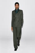 COS Wool-Blend Double-Breasted Blazer