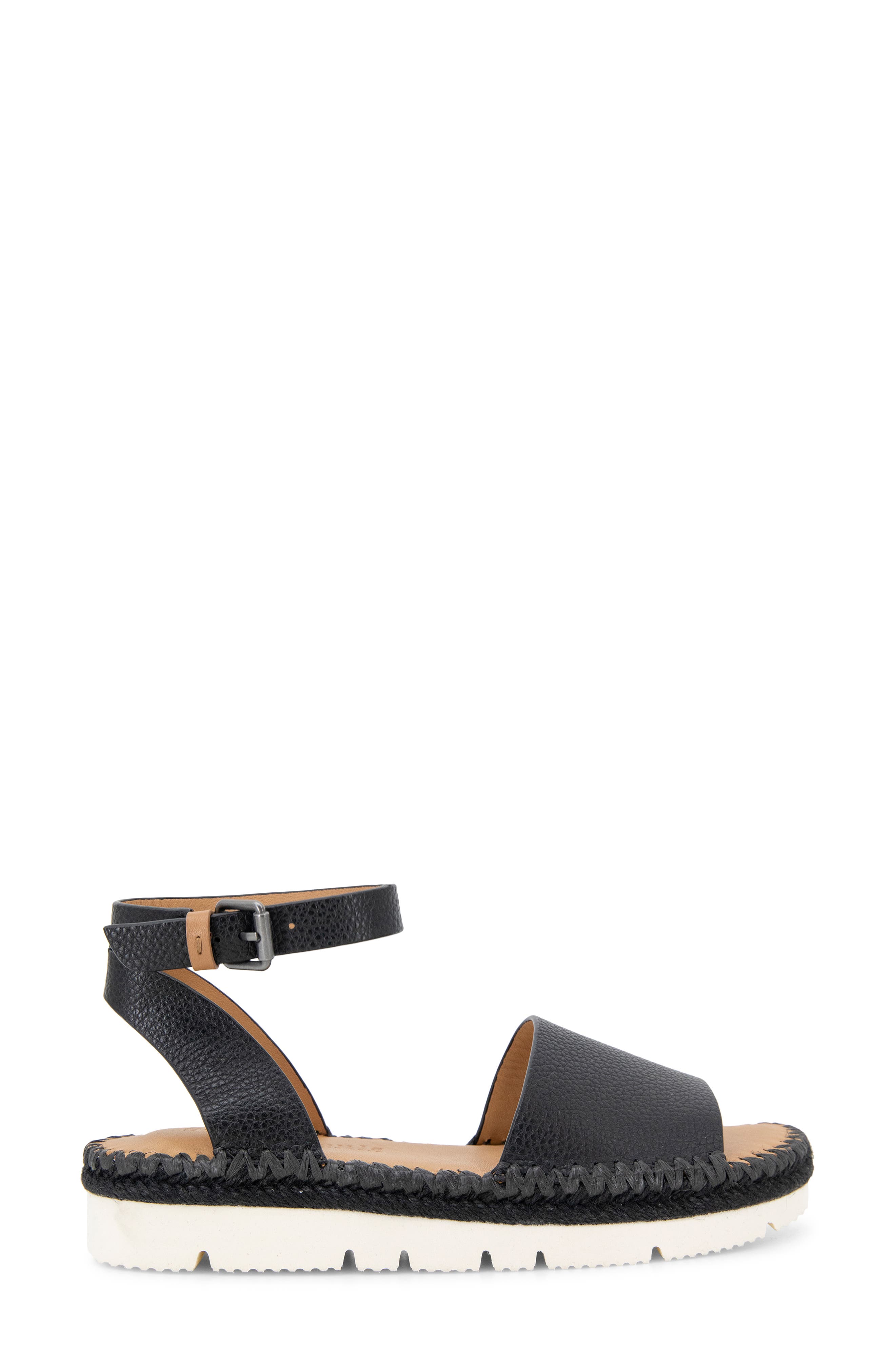 Gentle Souls Lucille Platform Sandal, Alternate, color, Black Leather