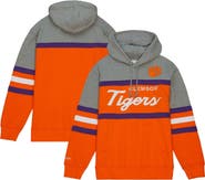 Mitchell & Ness Men's Mitchell & Ness Orange Clemson Tigers Head Coach Pullover Hoodie