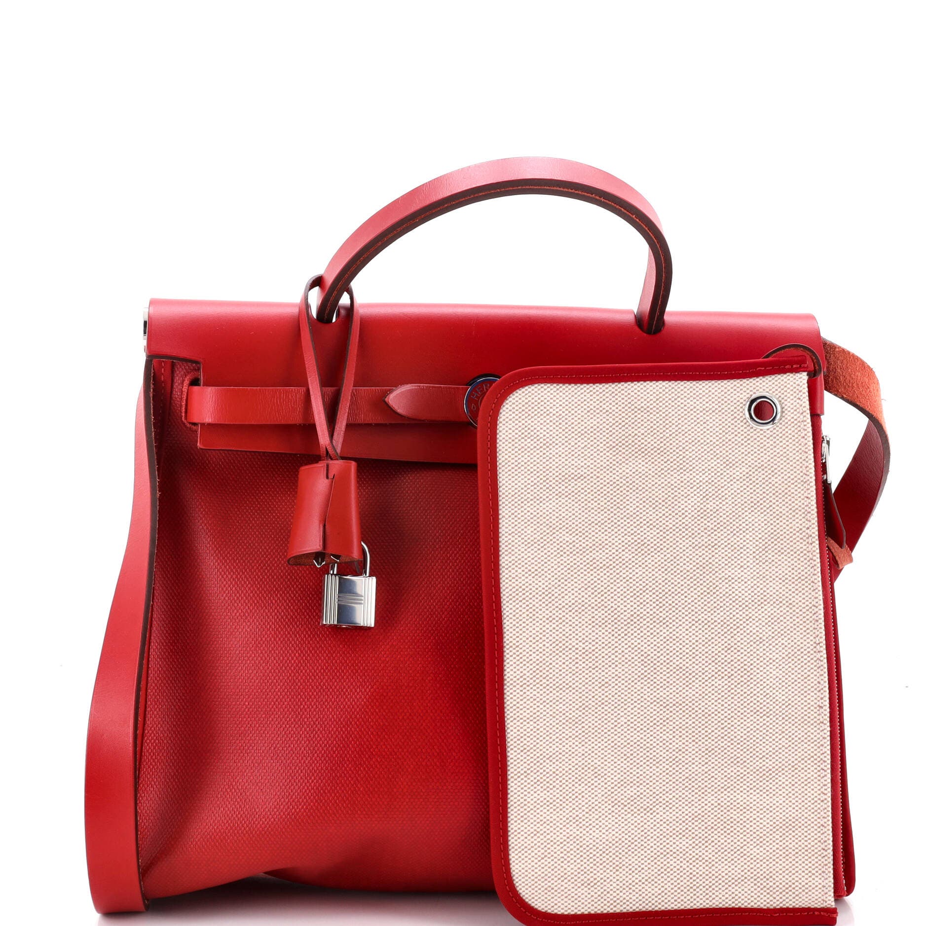 81034712 Herbag Zip Berline Vache Canvas and Leather 31, Alternate, color, 