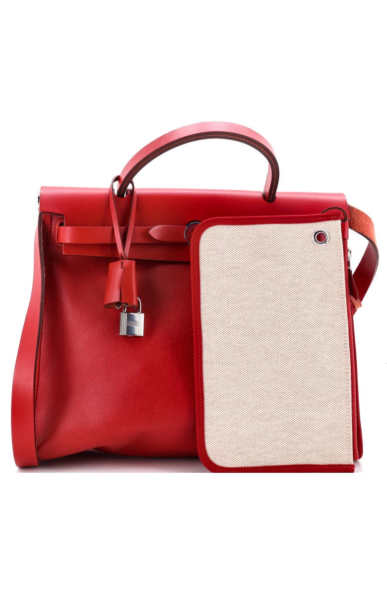 81034712 Herbag Zip Berline Vache Canvas and Leather 31, Alternate, color,