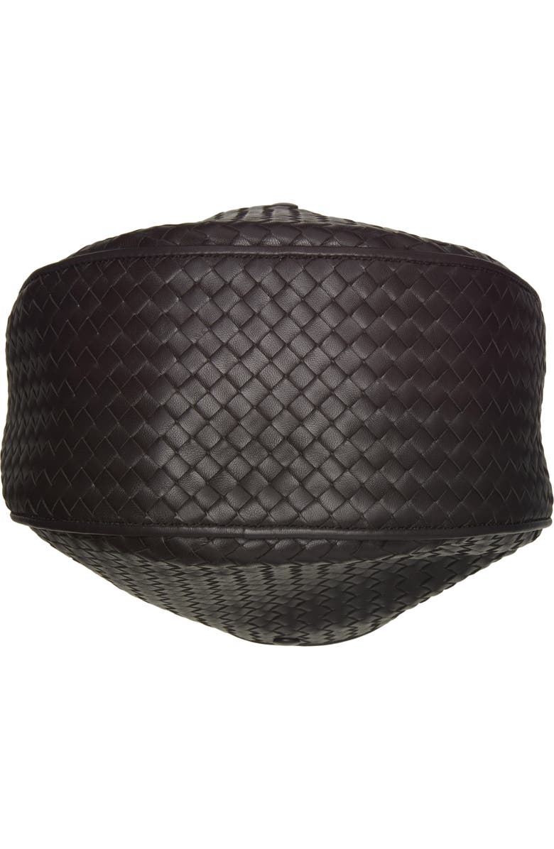 Bottega Veneta Small Ovetto Intrecciato Leather Shoulder Bag, Alternate, color, 2094 Espresso-Brass V