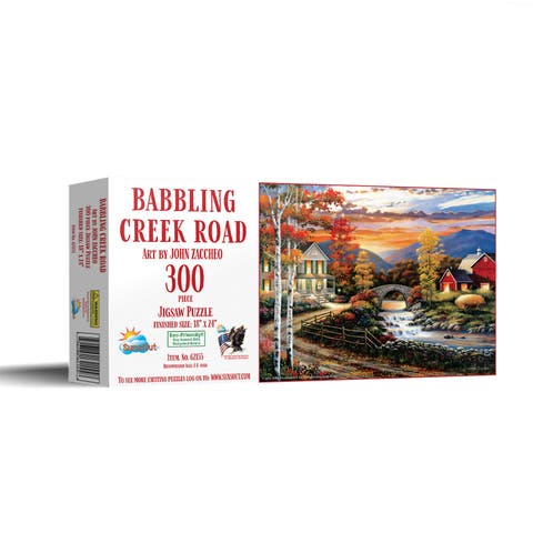 Babbling Creek Road 300 piece Jigsaw Puzzle for Adults