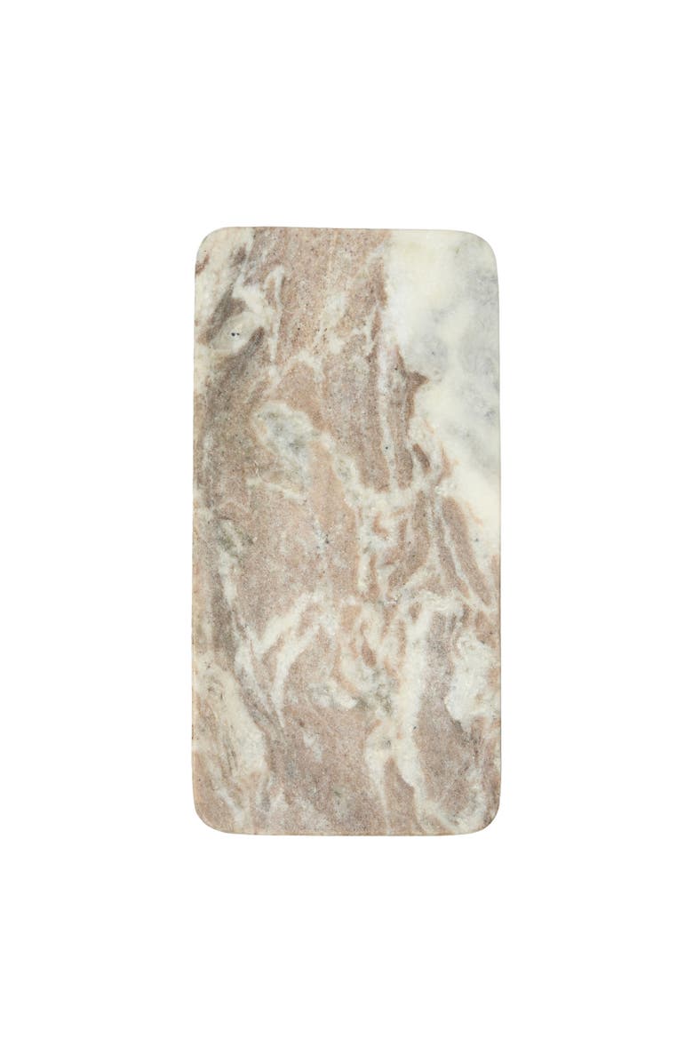 Storied Home Marble Food Serving Tray, Beige and White, Alternate, color, Natural