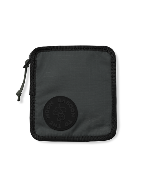 Baboon To The Moon Zip Wallet In Black/grey