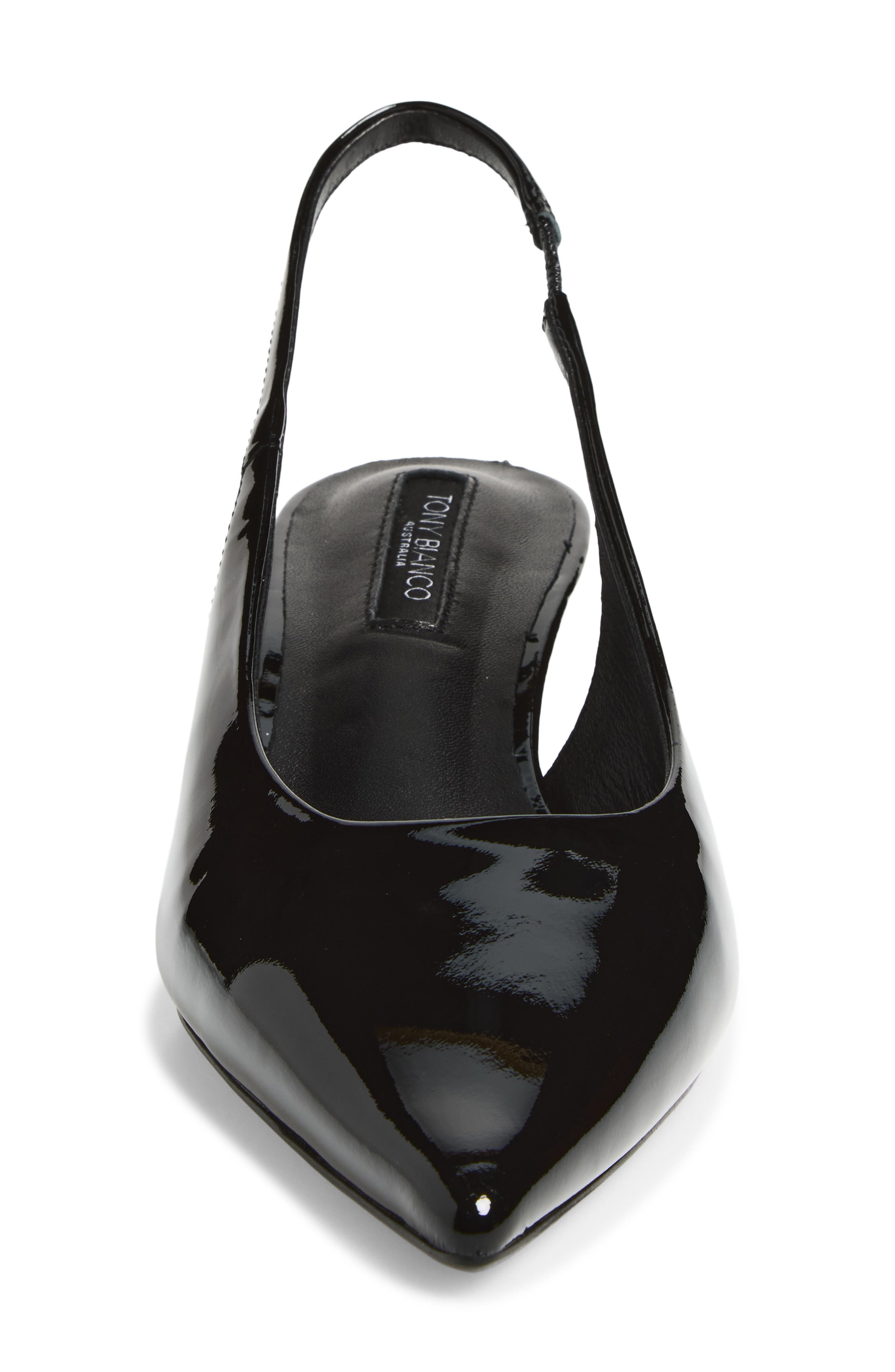 Tony Bianco Catie Slingback Pump, Alternate, color, Black Leather Ph