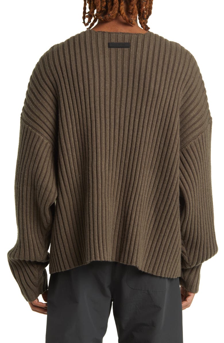 Fear of God Essentials Raw Neck Sweater, Alternate, color,