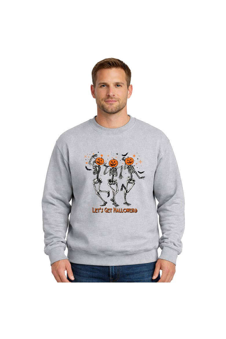Let's Get Halloweird Sweatshirt, Main, color, Graphite