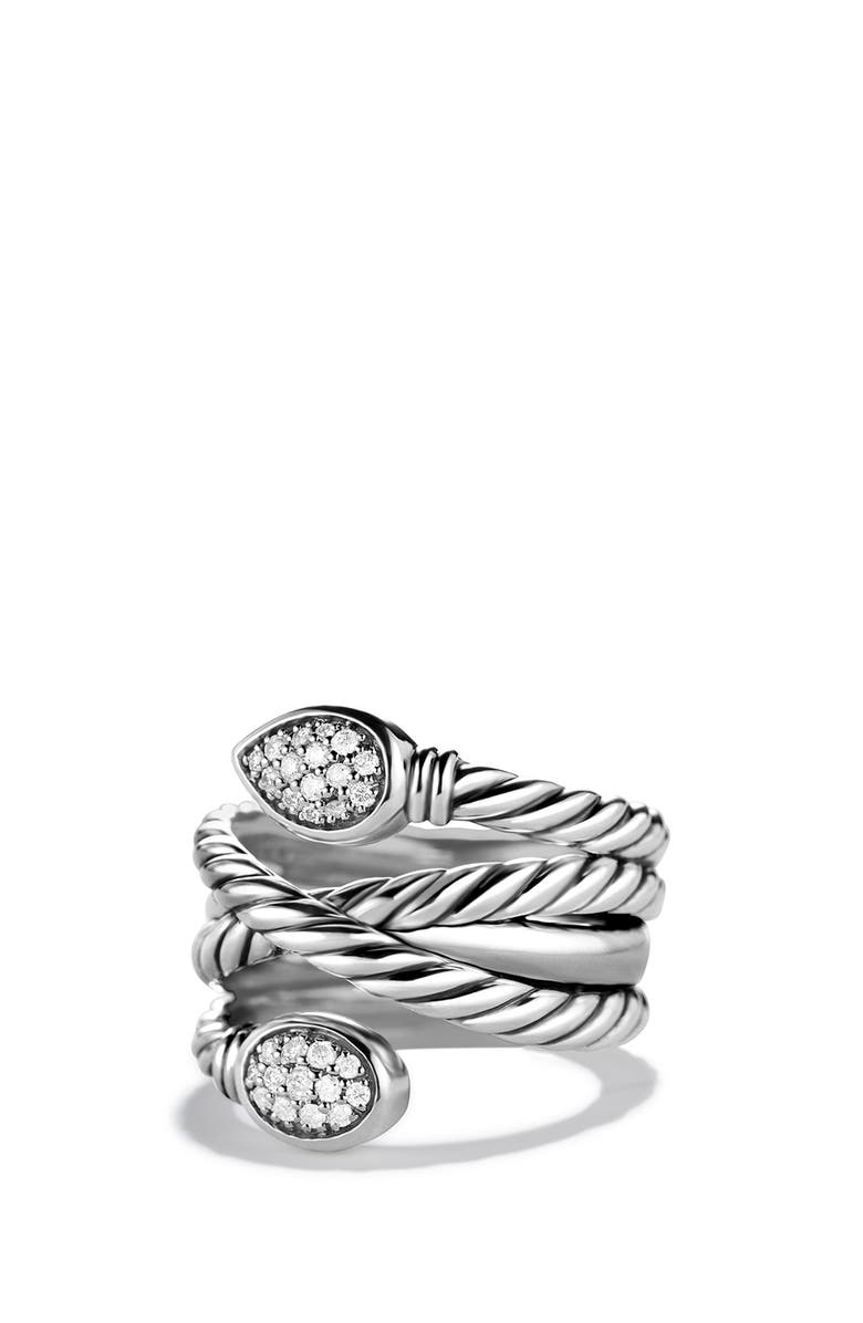 David Yurman 'Renaissance' Ring with Diamonds, Alternate, color,