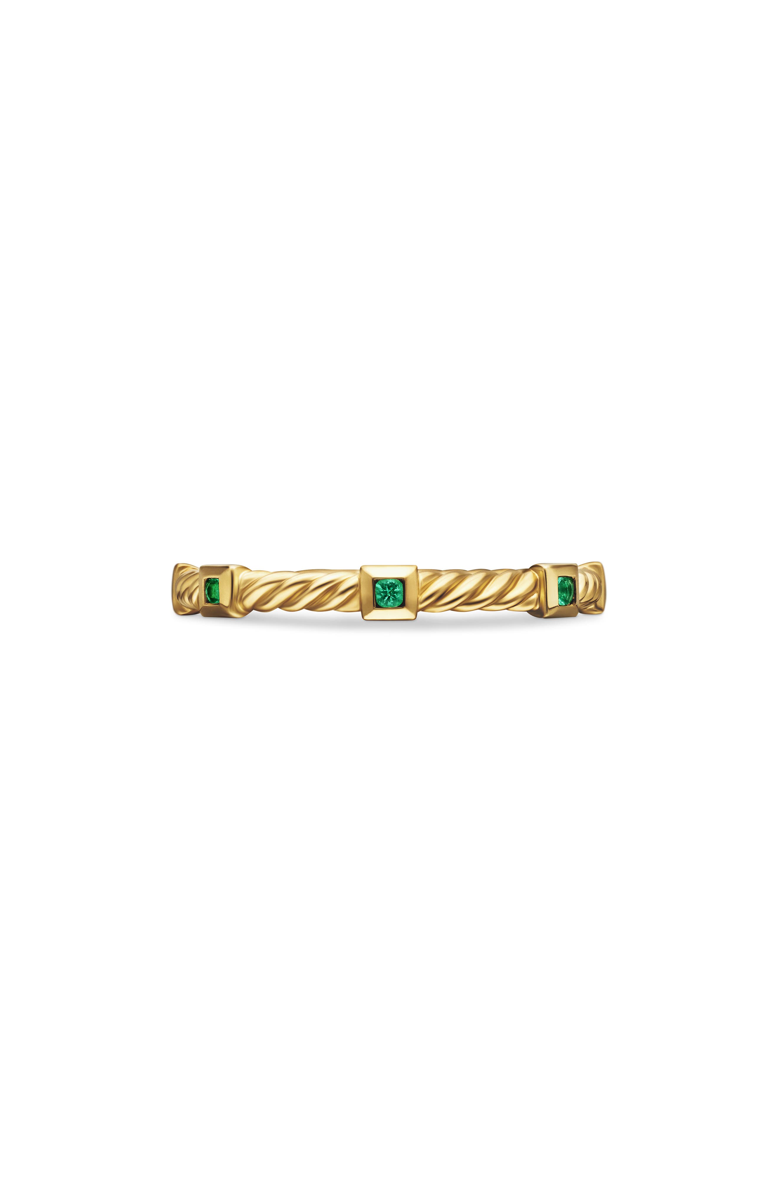 selected EMERALD 18K YELLOW GOLD