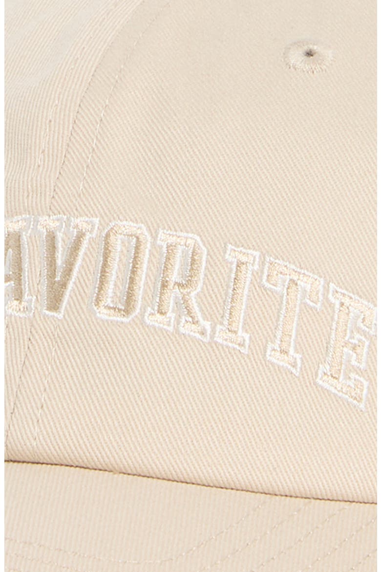 The Favorite Adjustable Baseball Cap, Alternate, color, OATMEAL