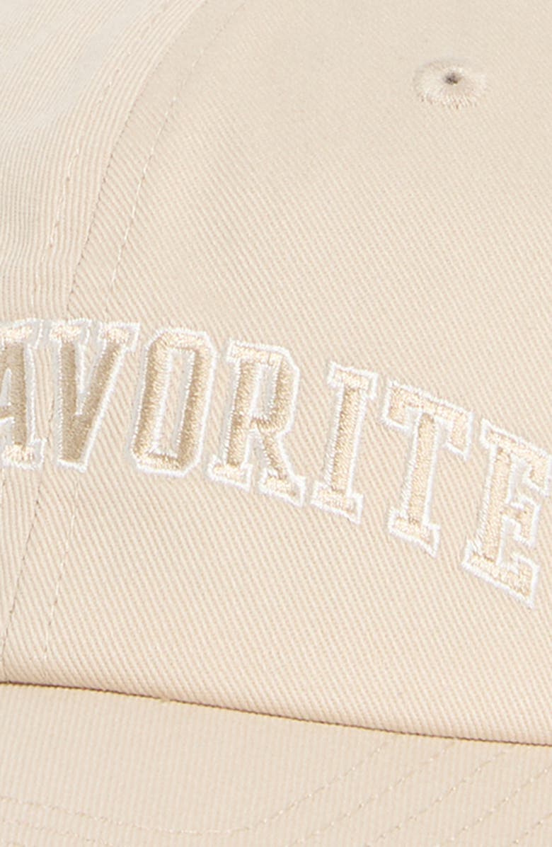 Favorite Daughter The Favorite Adjustable Baseball Cap, Alternate, color, Oatmeal