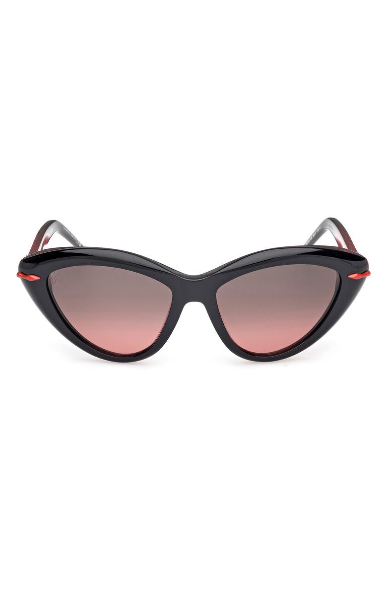 Christian Louboutin 56mm Cat Eye Sunglasses, Main, color, 