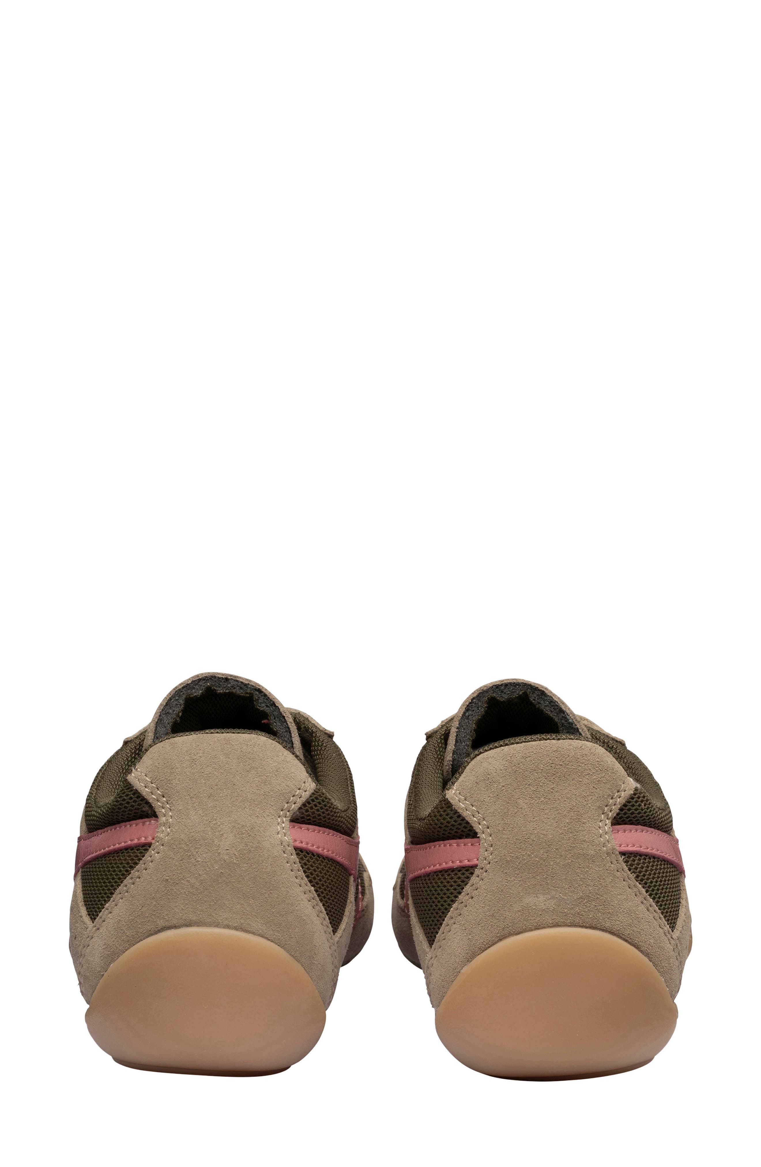 Cascade Sneaker, Alternate, color, KHAKI/CAPPUCCINO/CORAL/GUM
