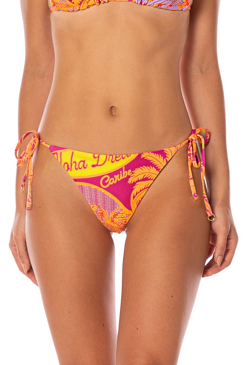 Dream Reversible Side Tie Bikini Bottoms, Alternate, color, PURPLE