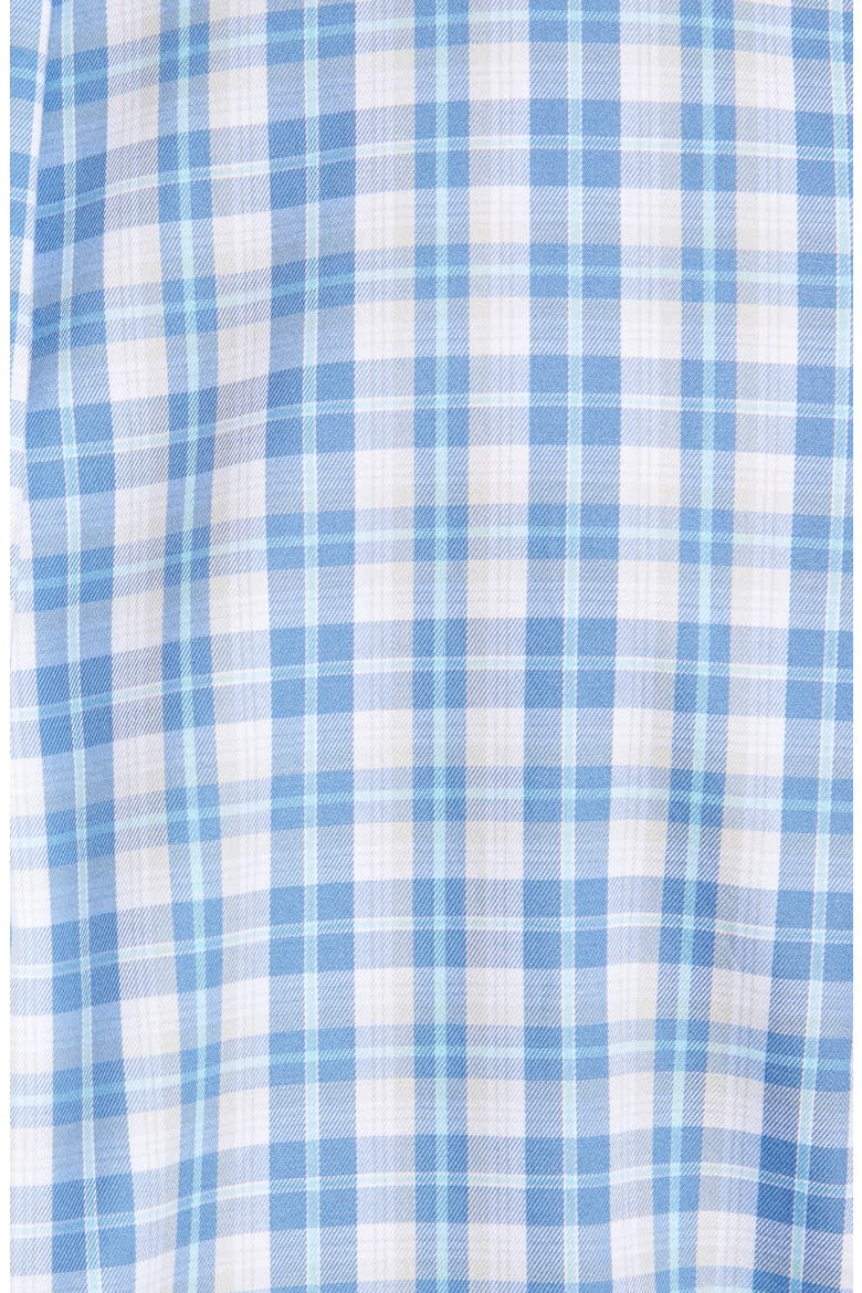 Langley Grand Classic Fit Plaid Button-Down Shirt, Alternate, color, LAKE BLUE