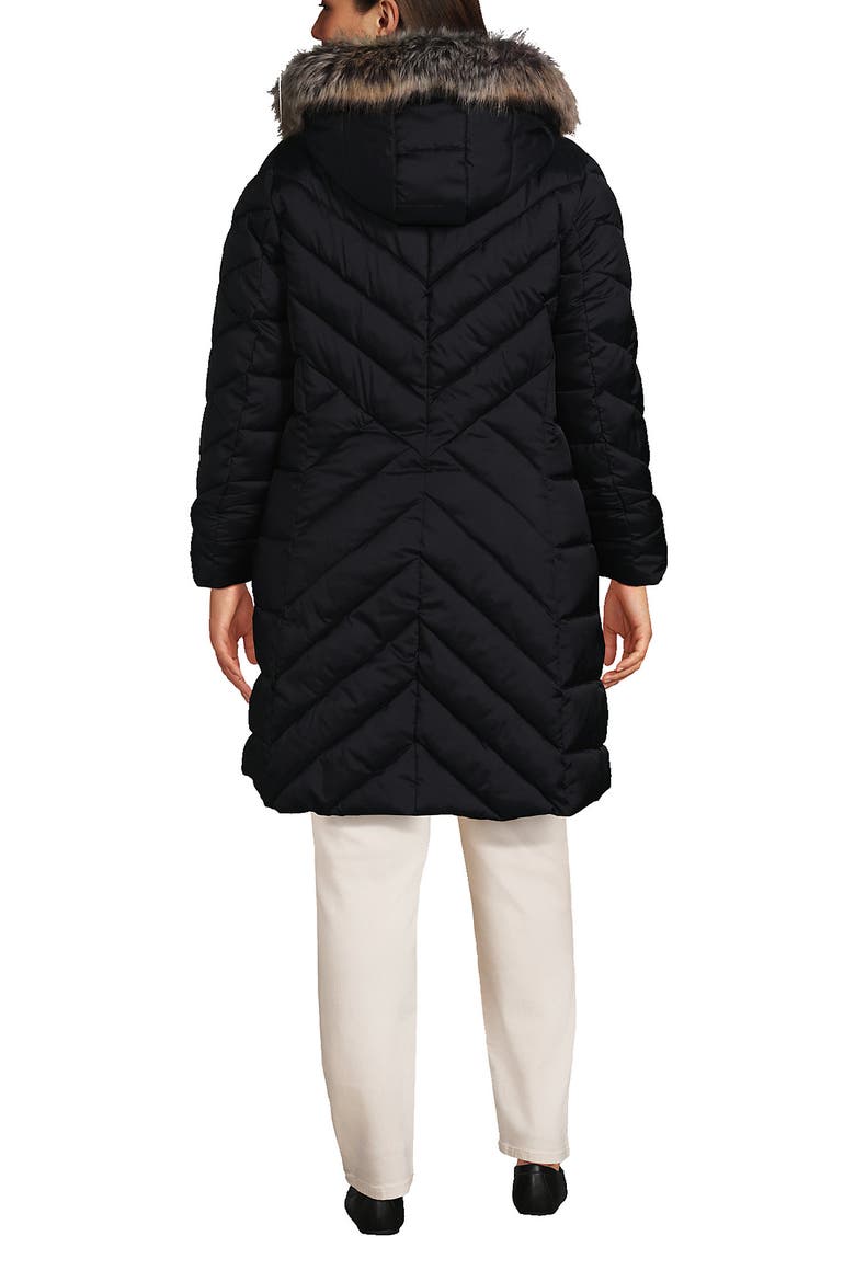Plus Size Featherfree Cozy Fleece Lined Winter Coat, Alternate, color, Black