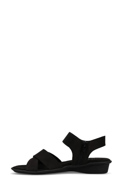 Sesto Meucci Euna Wedge Sandal In Black