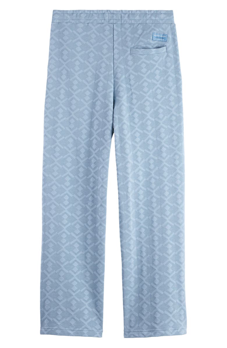 Scotch & Soda Jacquard Terry Sweatpants, Alternate, color, Faded Denim
