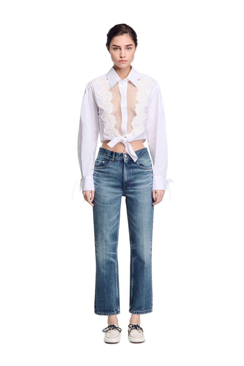 Faded jeans, Alternate, color, Blue jean