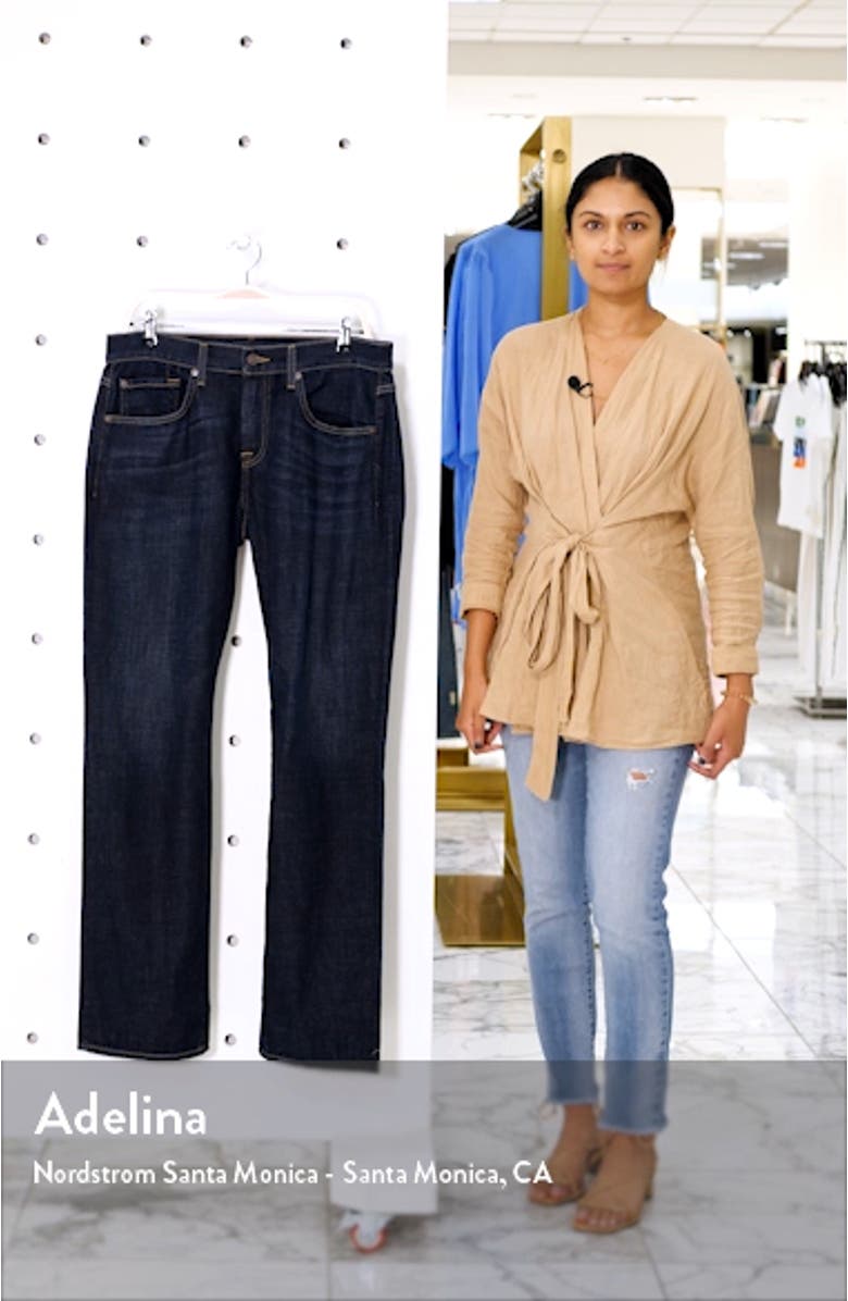 The Straight Series 7 Slim Straight Leg Jeans, sales video thumbnail