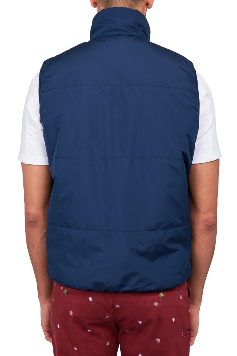 Reversible Puffer Vest, Alternate, color, NAVY