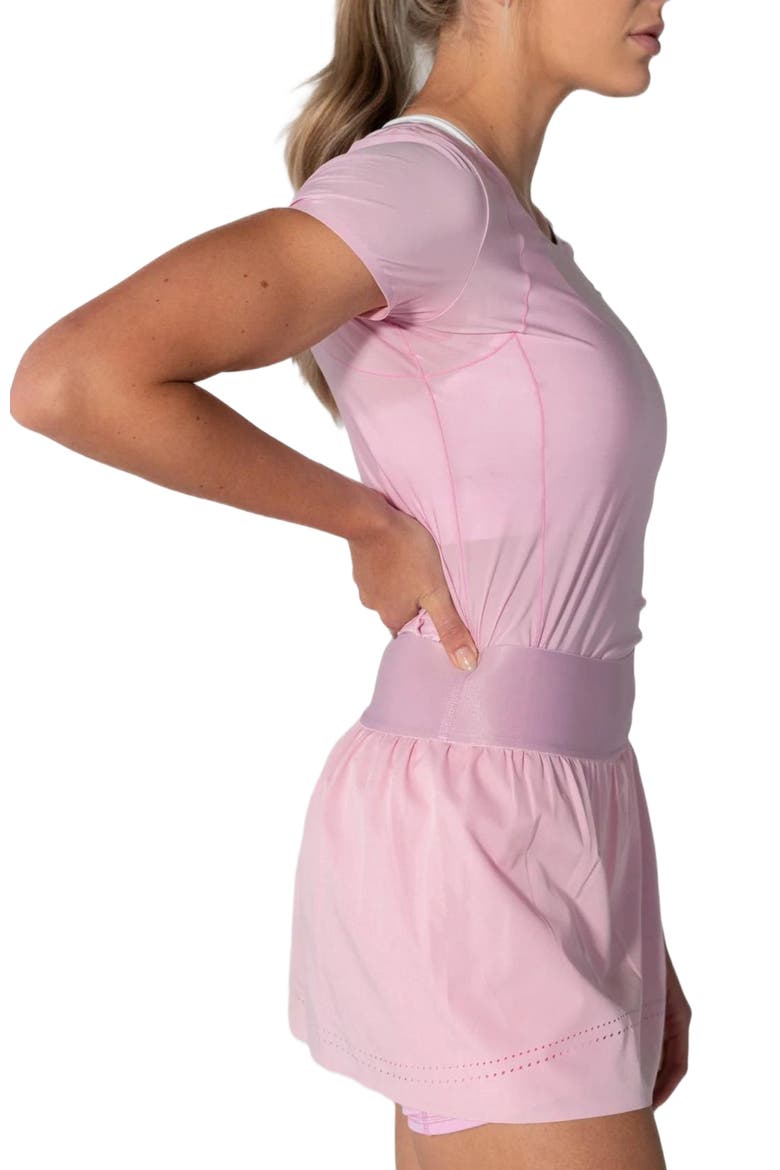 Bounce-It  Pickleball Short Sleeve, Alternate, color, Pink Orchid
