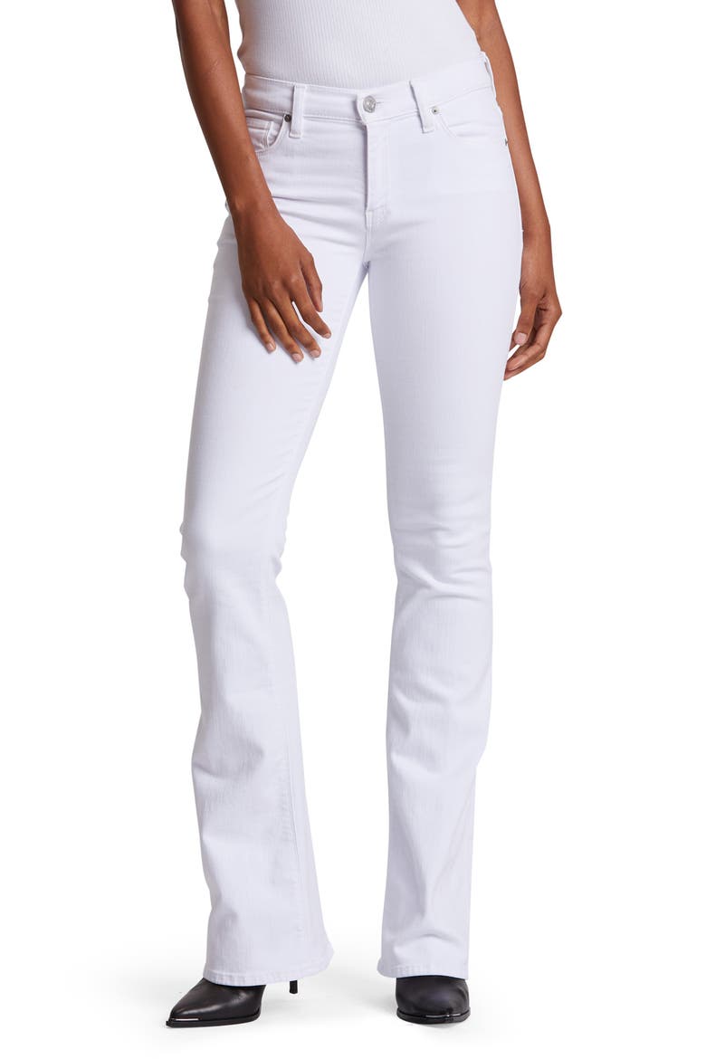 Nico Bootcut Jeans, Main, color, WHITE