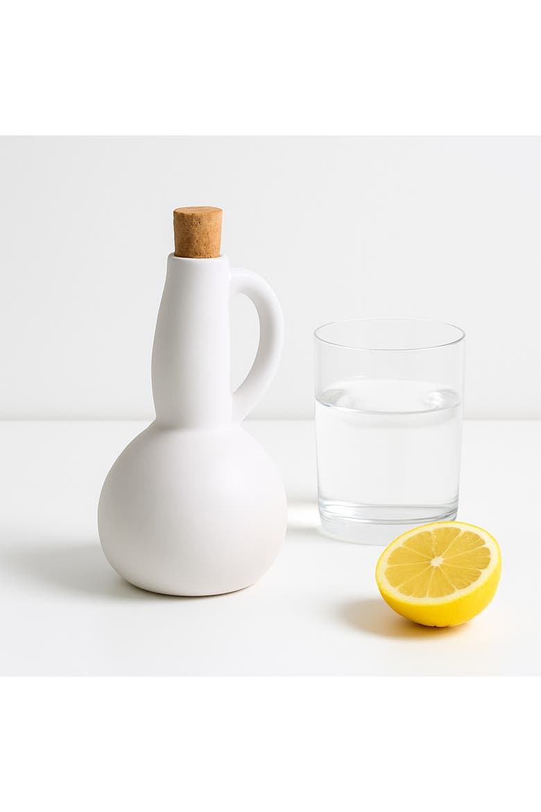 Dadasi Olive Oil Dispenser, Alternate, color, Matte White